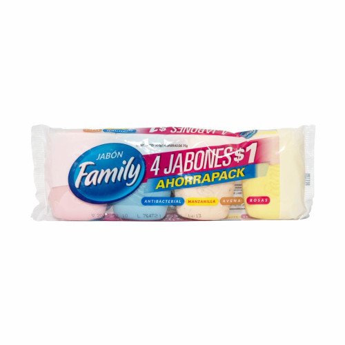 Jabón Family 4 jabones 75g