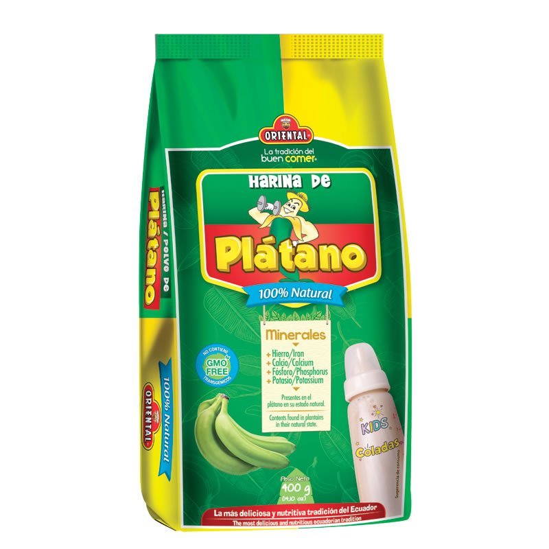 Harina de plátano Oriental 400g