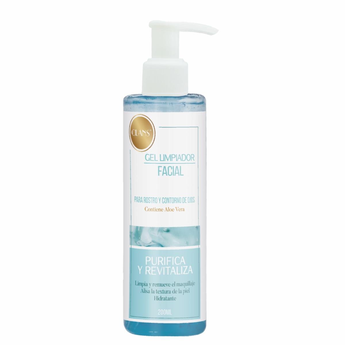 Gel Facial Limpiador Clans 200 Ml