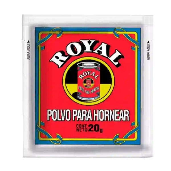 ROYAL POLVO PARA HORNEAR DE 20G