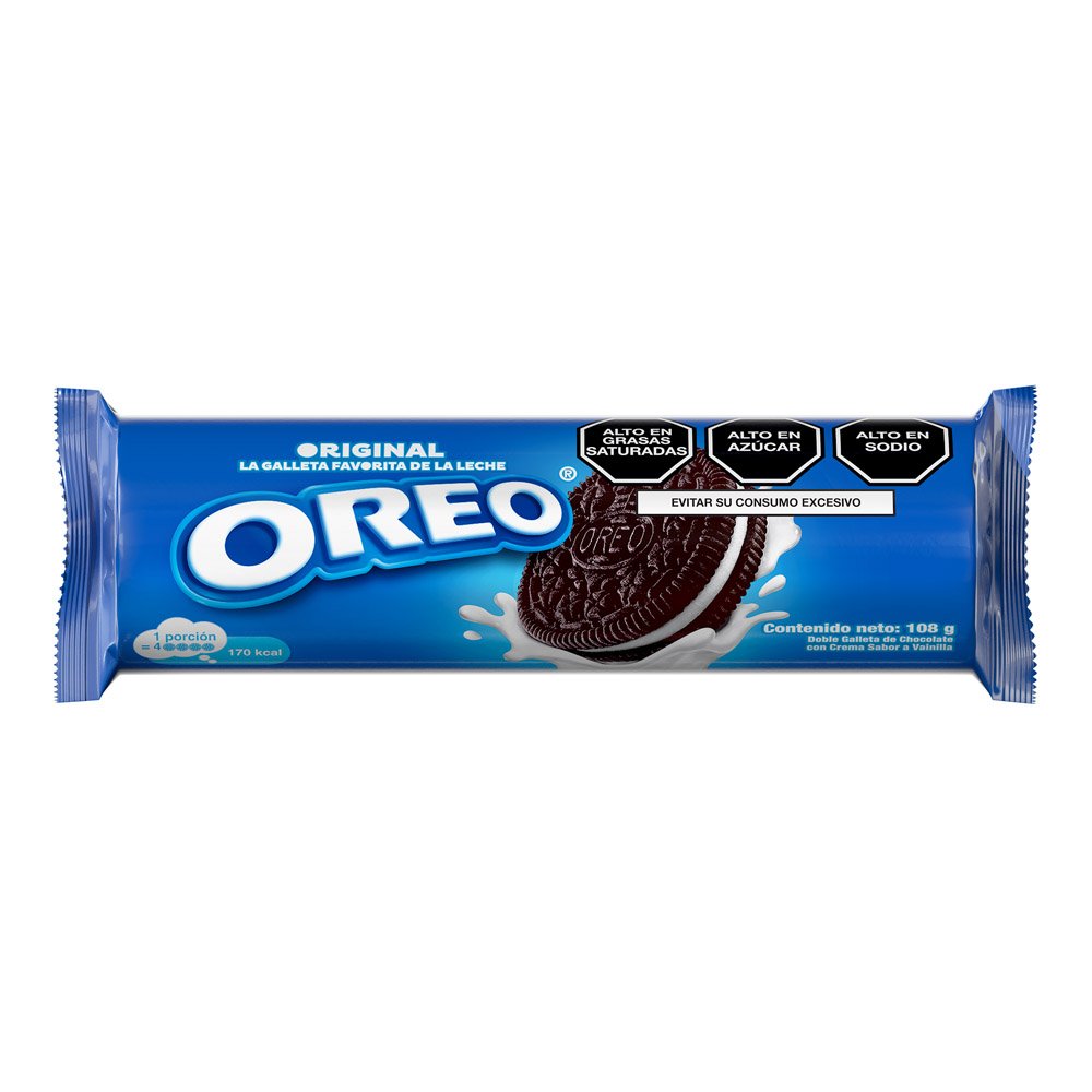 GALLETAS OREO DE LECHE 108G