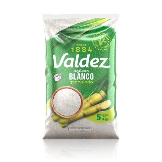 AZUCAR VALDEZ BLANCO GRANULADO DE 5 KILOS