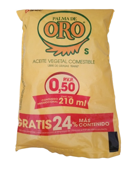 Aceite Palma de Oro 210ml