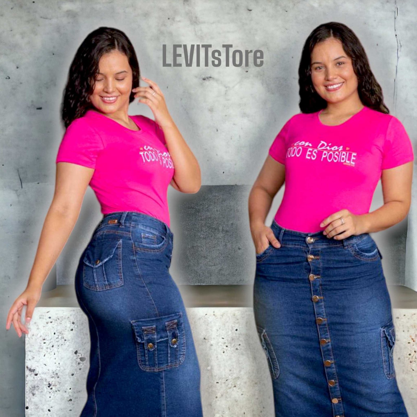 Blusa Basica Estampada Con Dios to es posible