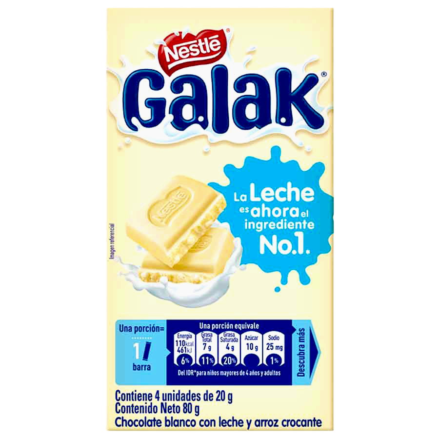 Chocolate GALAK 4u 80g