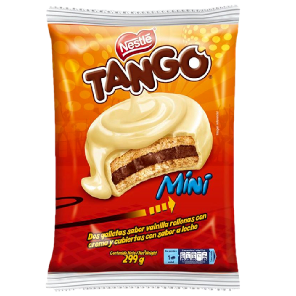 Chocolates Tango Mini Blanco 299G x Unidades 