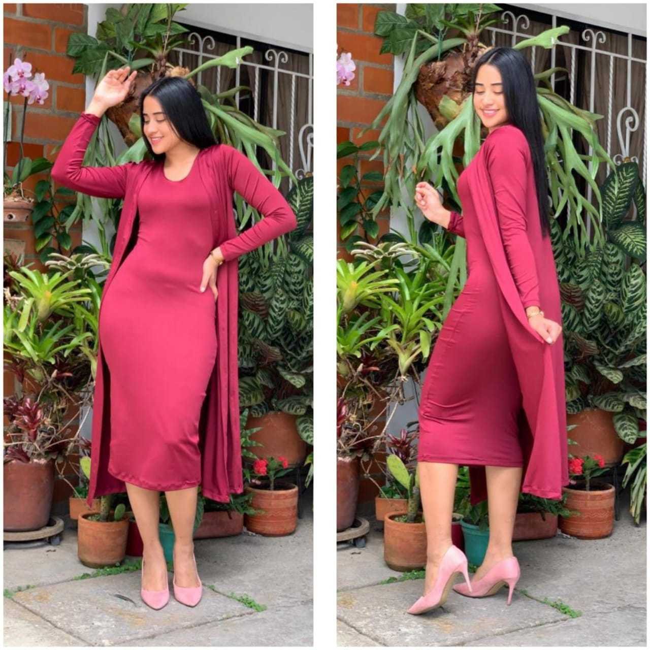 Duos Vestido Con Kimono