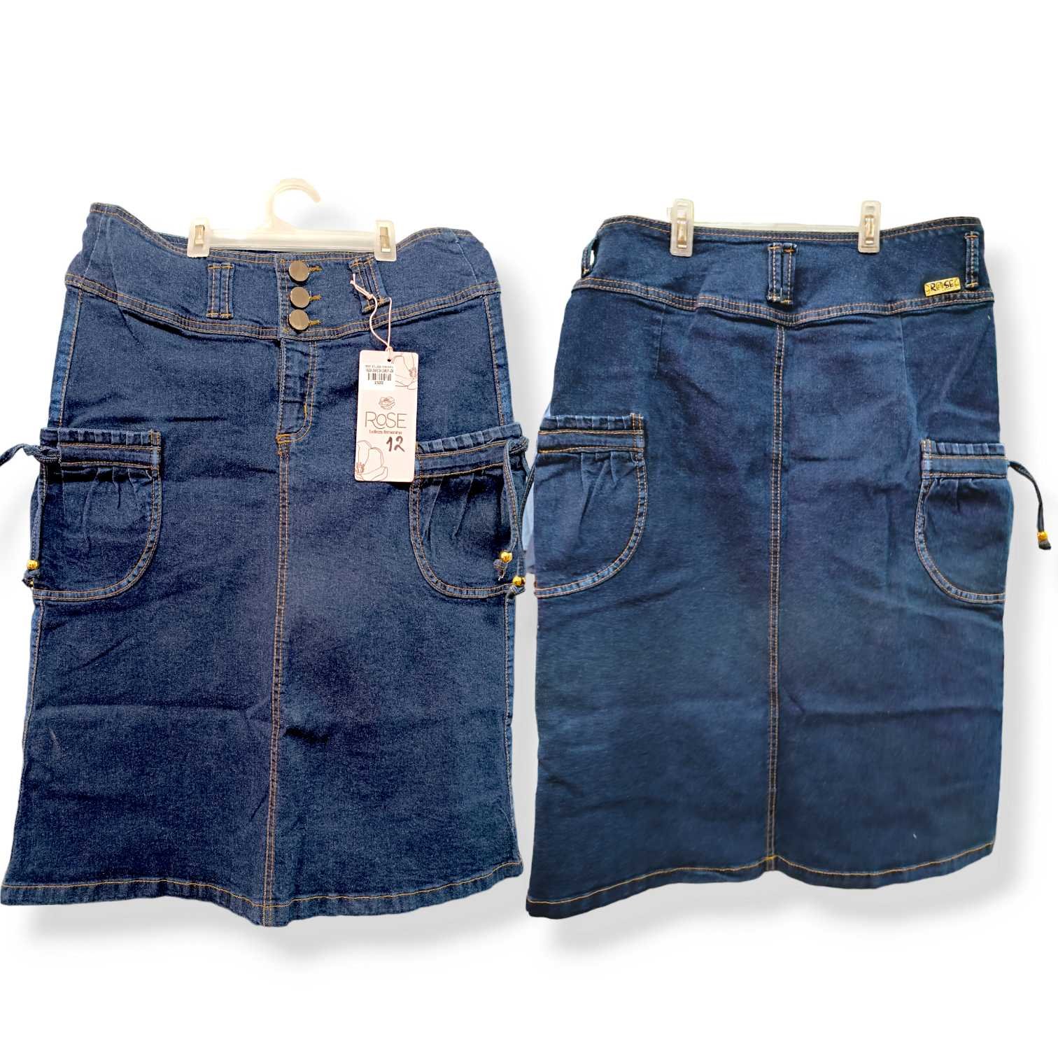 Falda Jean 3/4 Camuflada