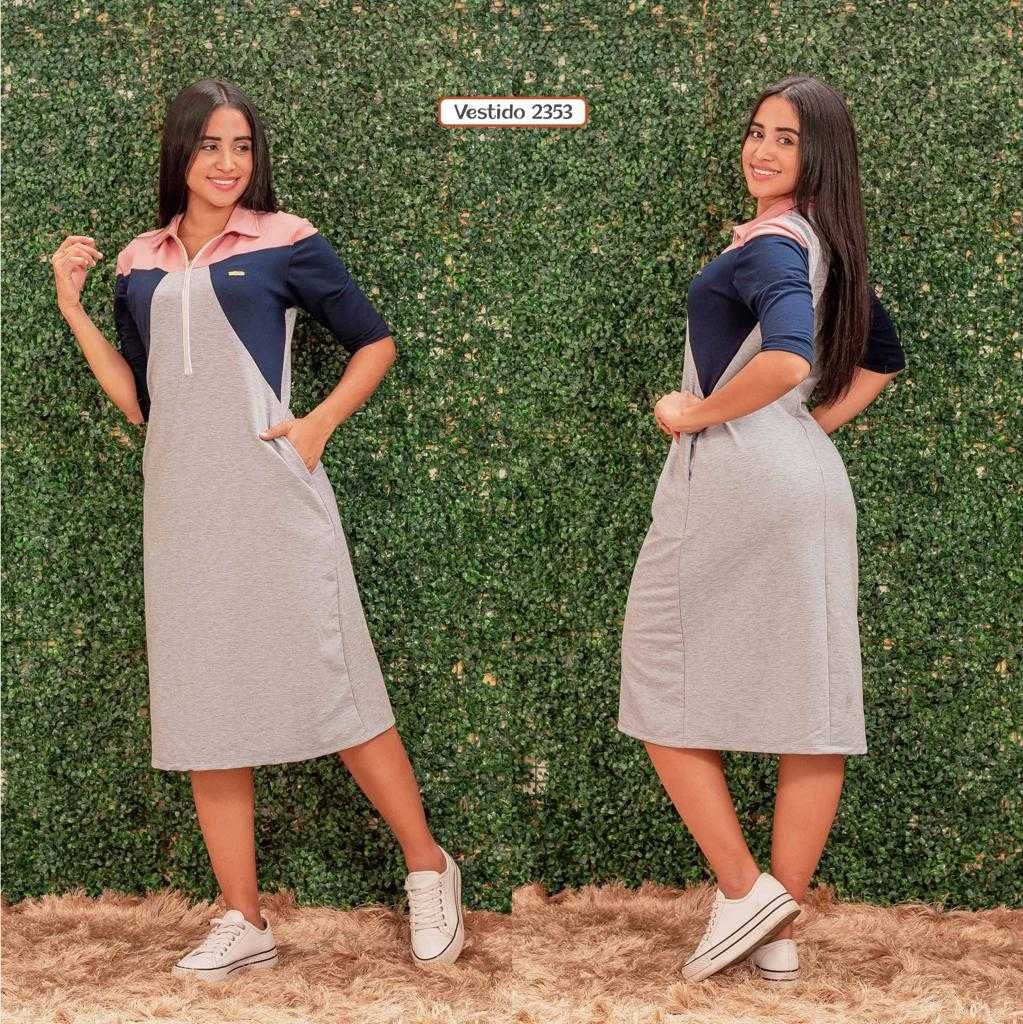 Vestido Deportivo 3 Tonos (Tela Burda)