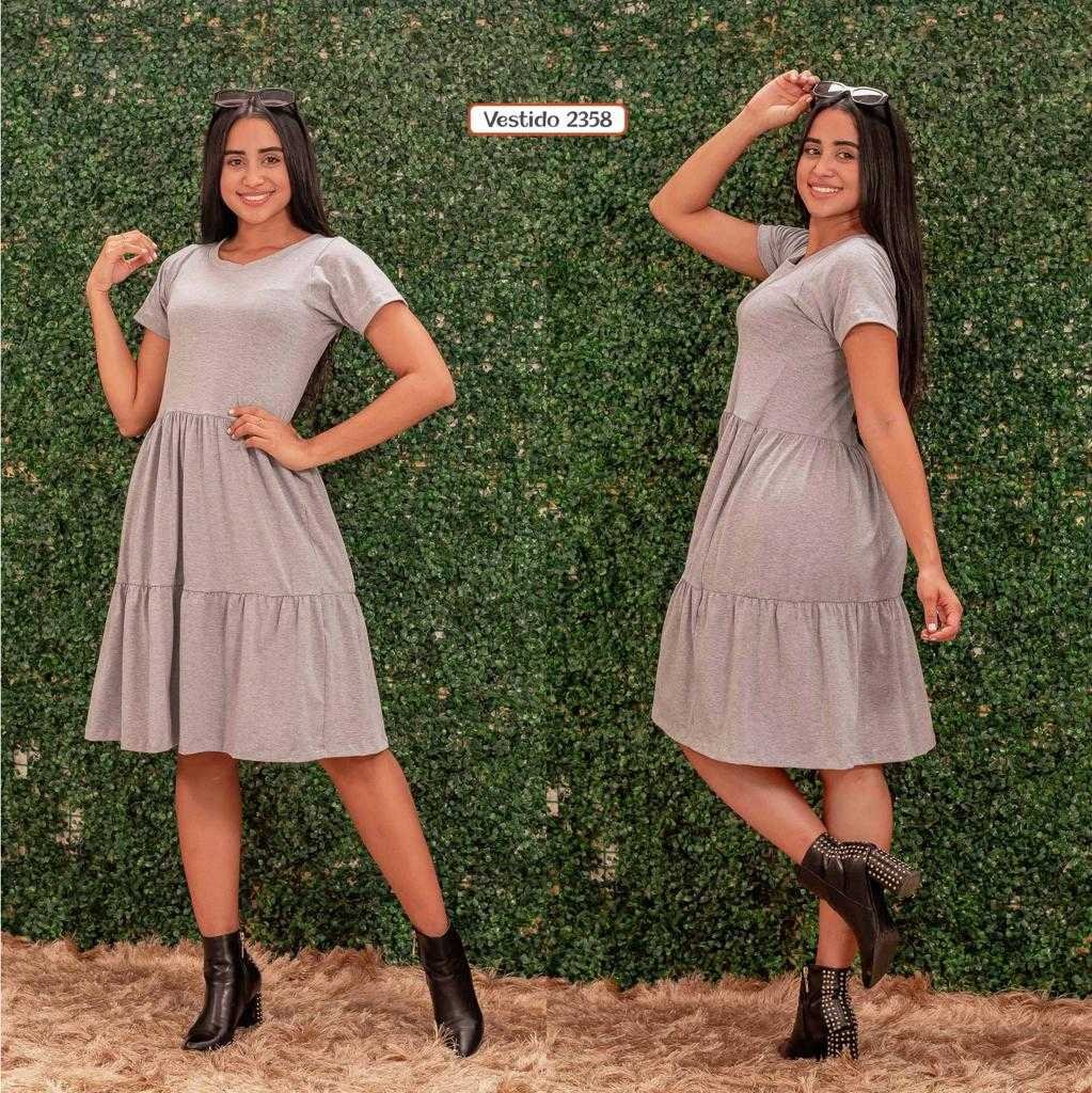 Vestido Rotondo En Tiempos (Tela Franela)