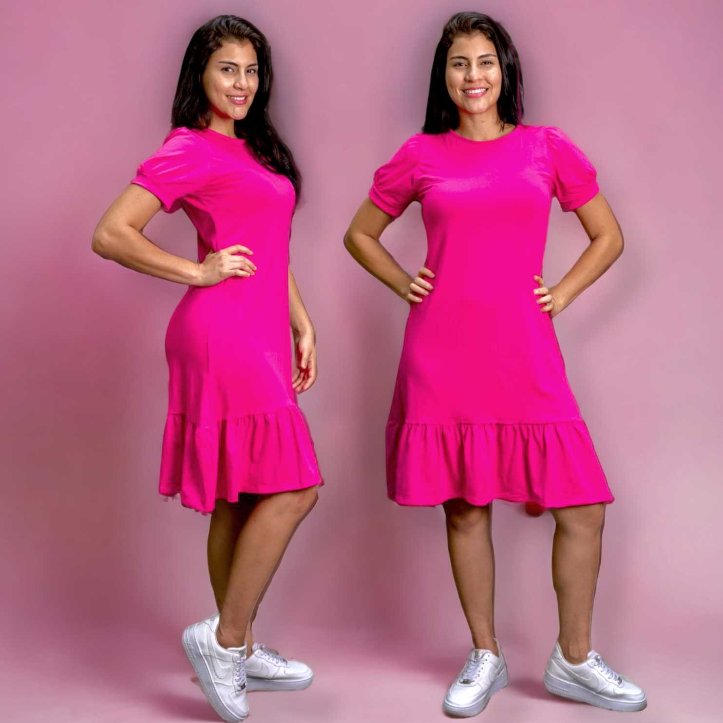 Vestido Rotondo Boleros Tela Franela