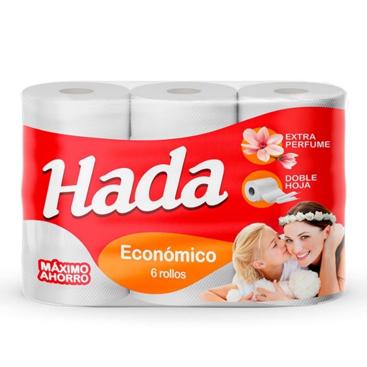 PAPEL HIGIENICO HADA DE 6 ROLLOS