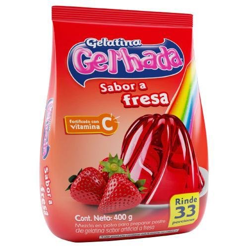 Gelatina Gelhada Fresa 400g