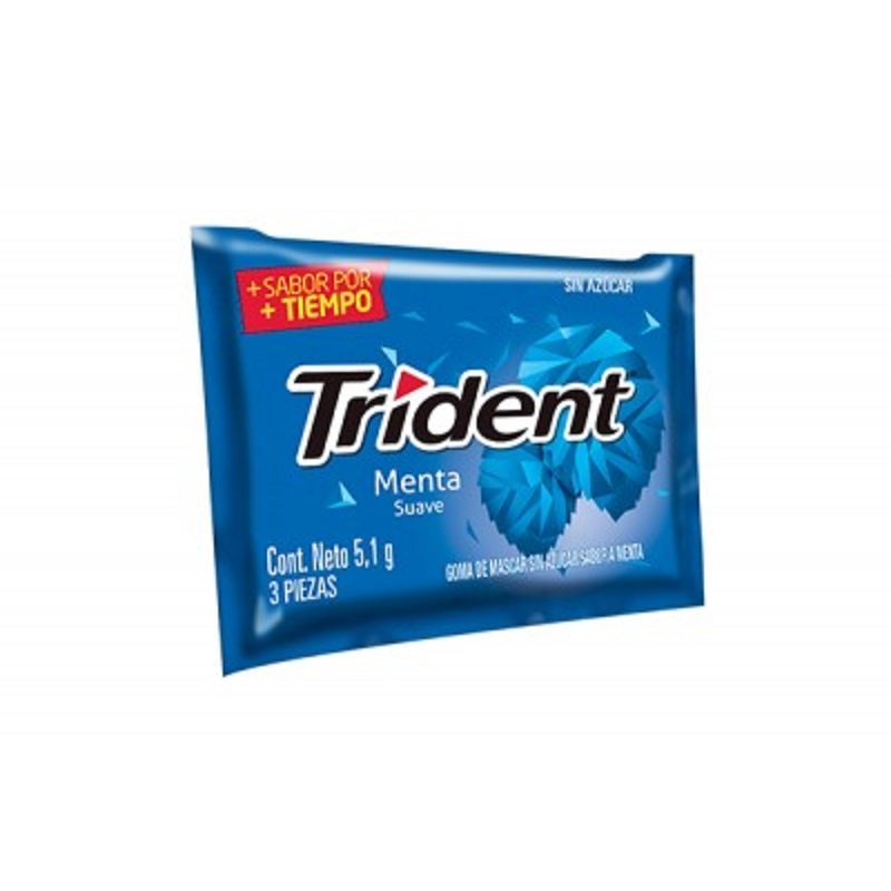 TRIDENT MENTA SUAVE  DE 5.1 G
